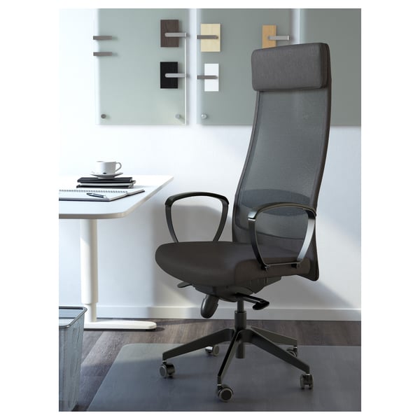 MARKUS office chair, Vissle dark grey, Medium
