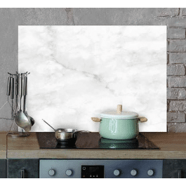 SCULLERY PANEL WHITE MARBLE L58