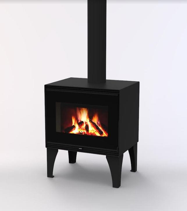 Bricocenter WOOD STOVE MARTINA 13 KW 10 COLOR BLACK