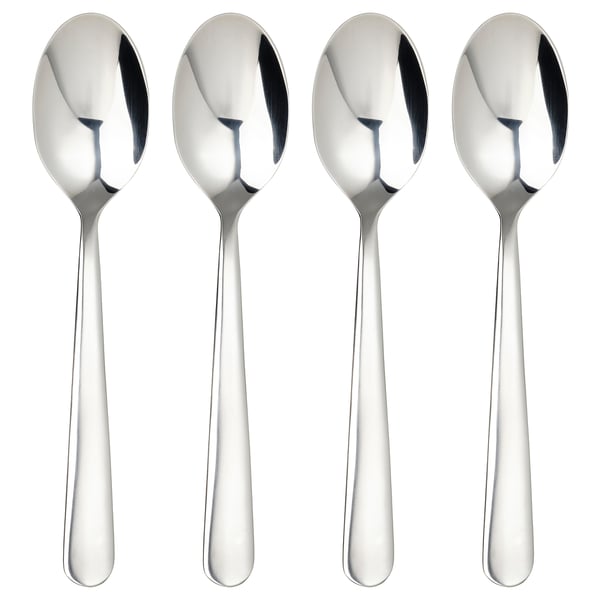 MARTORP teaspoon, stainless steel, 14 cm, 4 pack
