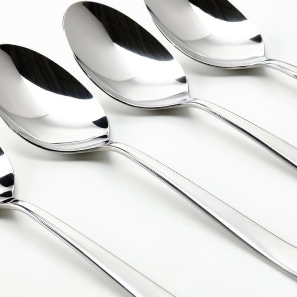 MARTORP spoon, stainless steel, 19 cm, 4 pack
