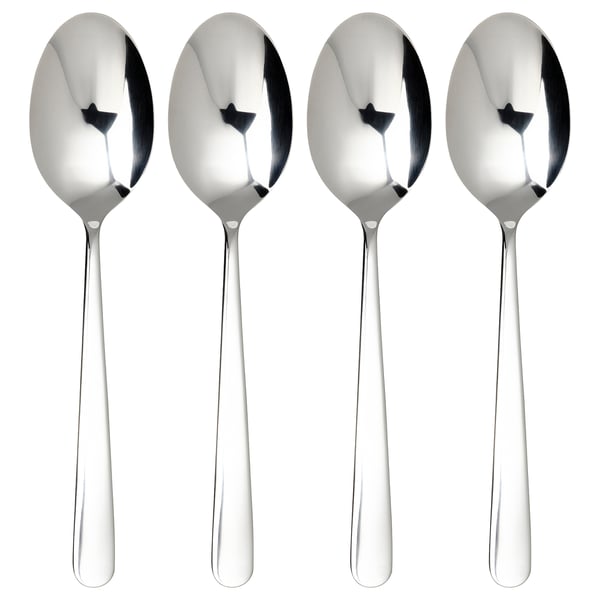 MARTORP spoon, stainless steel, 19 cm, 4 pack
