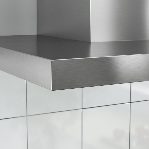 MATÄLSKARE wall mounted extractor hood, stainless steel, 60 cm