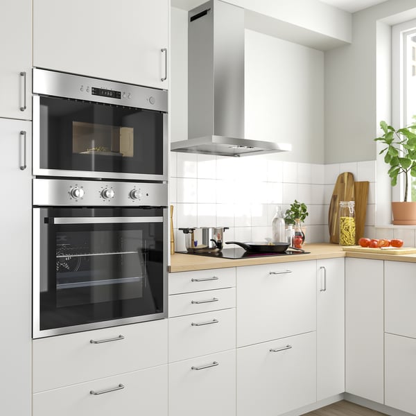 MATÄLSKARE microwave oven, IKEA 300 stainless steel, 130.0x59.5 cm