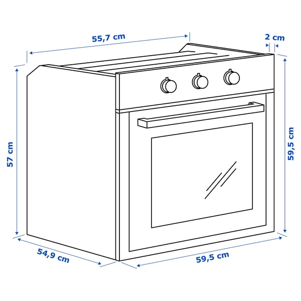 MATÄLSKARE pyrolytic oven, IKEA 500 stainless steel