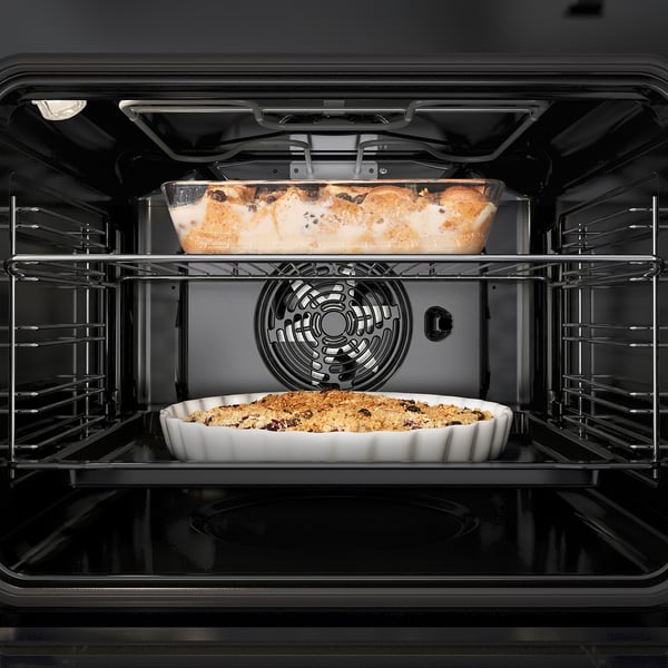 MATÄLSKARE forced air oven, IKEA 300 stainless steel, 59.5x59.5x56.9 cm