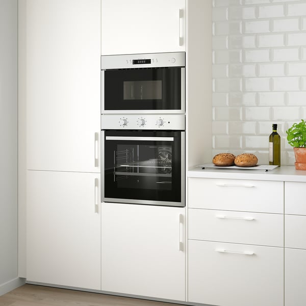 MATÄLSKARE forced air oven, IKEA 300 stainless steel, 59.5x59.5x56.9 cm