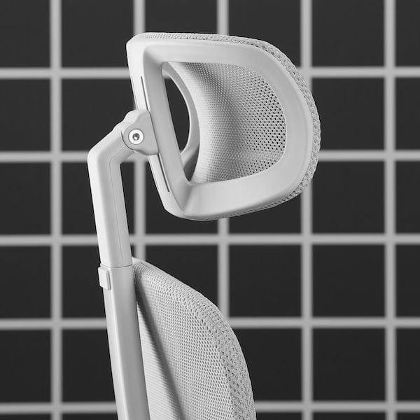 Ikea MATCHSPEL - Gaming chair, Bomstad light grey ,