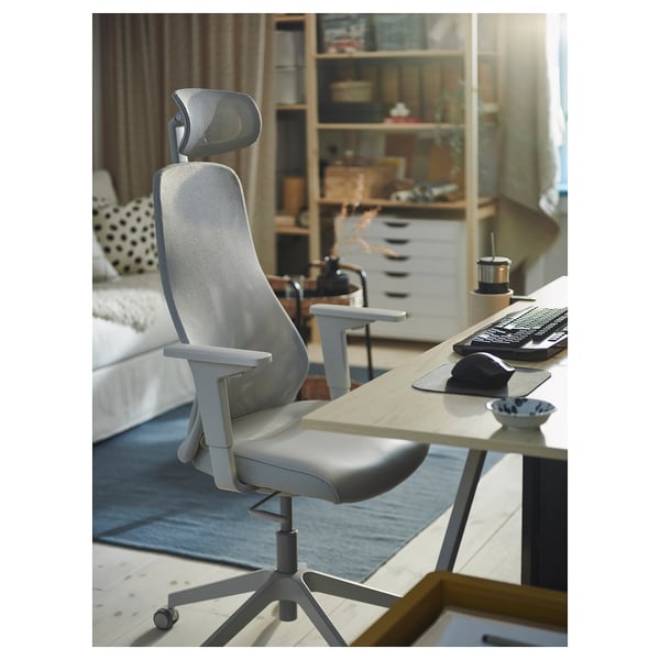 MATCHSPEL gaming chair, Bomstad light grey, 66 cm