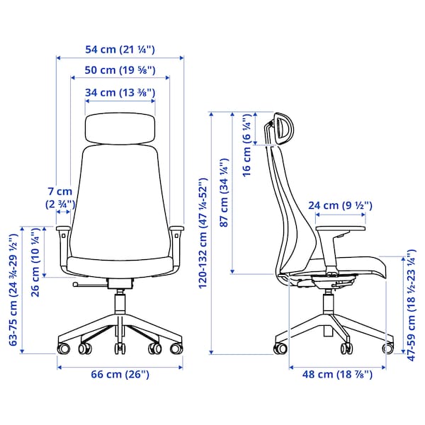 Ikea MATCHSPEL - Gaming chair, Bomstad light grey ,