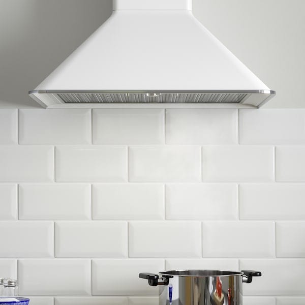 Ikea MATTRADITION Hood to be fixed to the wall - white 60 cm , 60 cm