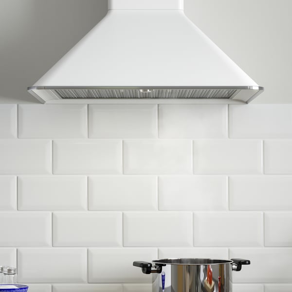 MATTRADITION wall mounted extractor hood, white, 60 cm