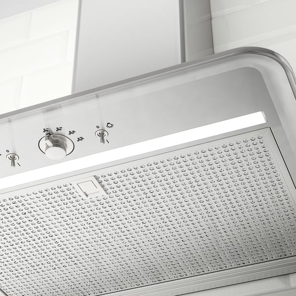 MATTRADITION wall mounted extractor hood, stainless steel, 60 cm