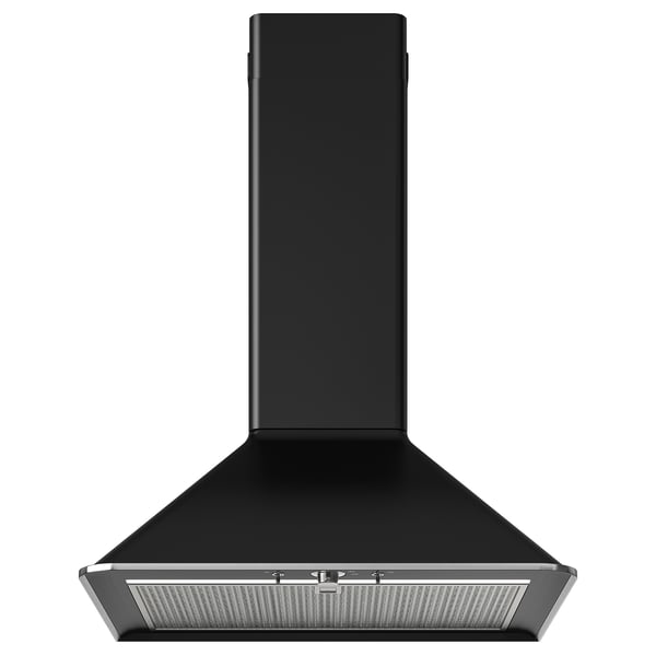 MATTRADITION wall mounted extractor hood, black, 60 cm