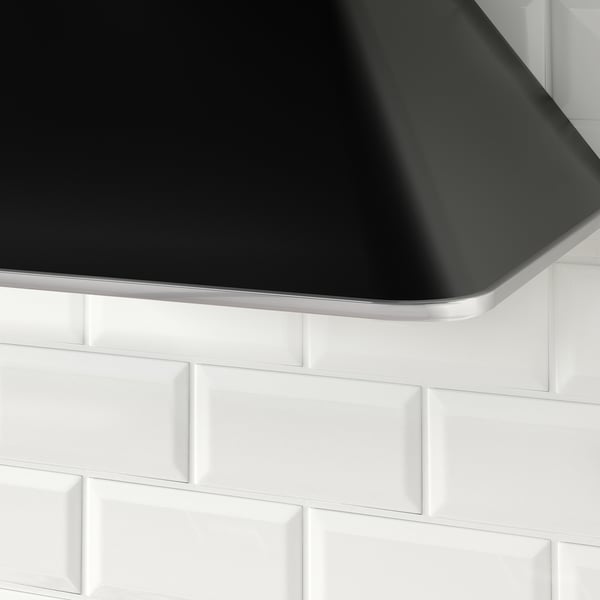 MATTRADITION wall mounted extractor hood, black, 60 cm