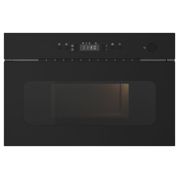 MATTRADITION microwave oven, IKEA 300 black, 59.5x39.4x31.7 cm