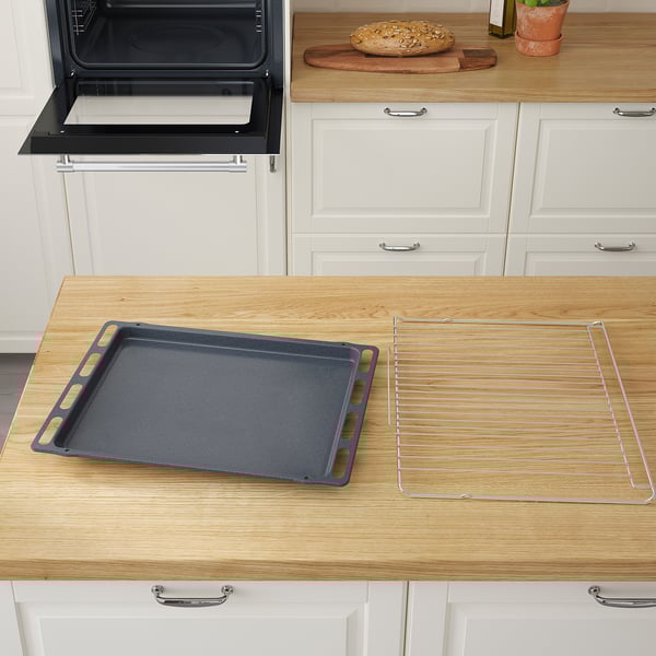 MATTRADITION forced air oven, IKEA 300 stainless steel, 90.0x59.5 cm