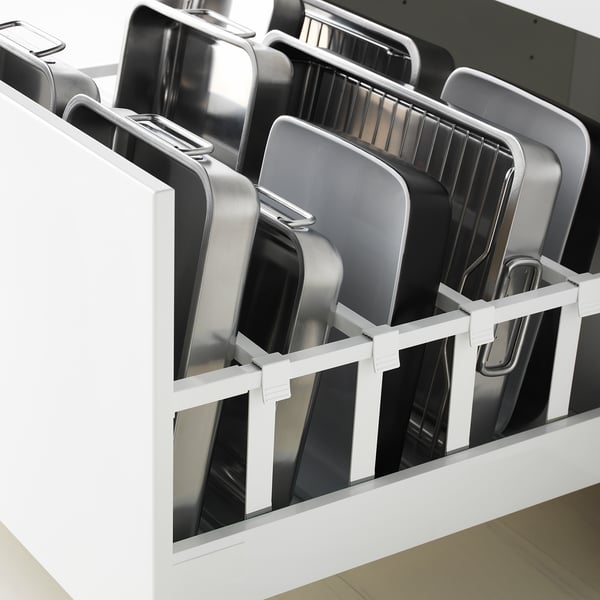 MAXIMERA - MAXIMERA Drawer, high, white, 80x60 cm