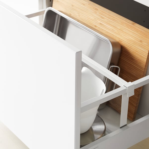 MAXIMERA - MAXIMERA Drawer, high, white, 60x37 cm