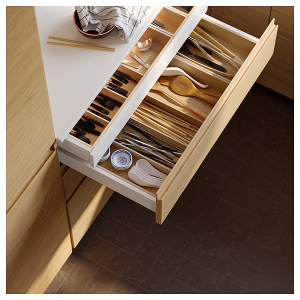 MAXIMERA drawer, low, white, 80x60 cm