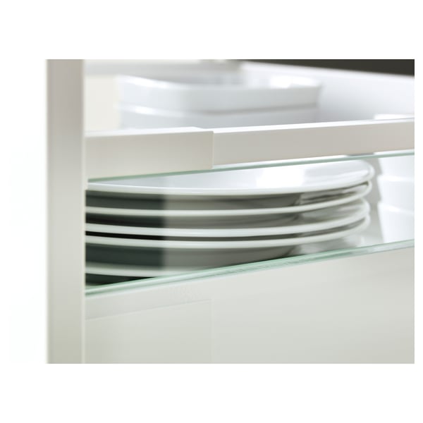MAXIMERA add-on side for drawer, medium, glass, 37 cm