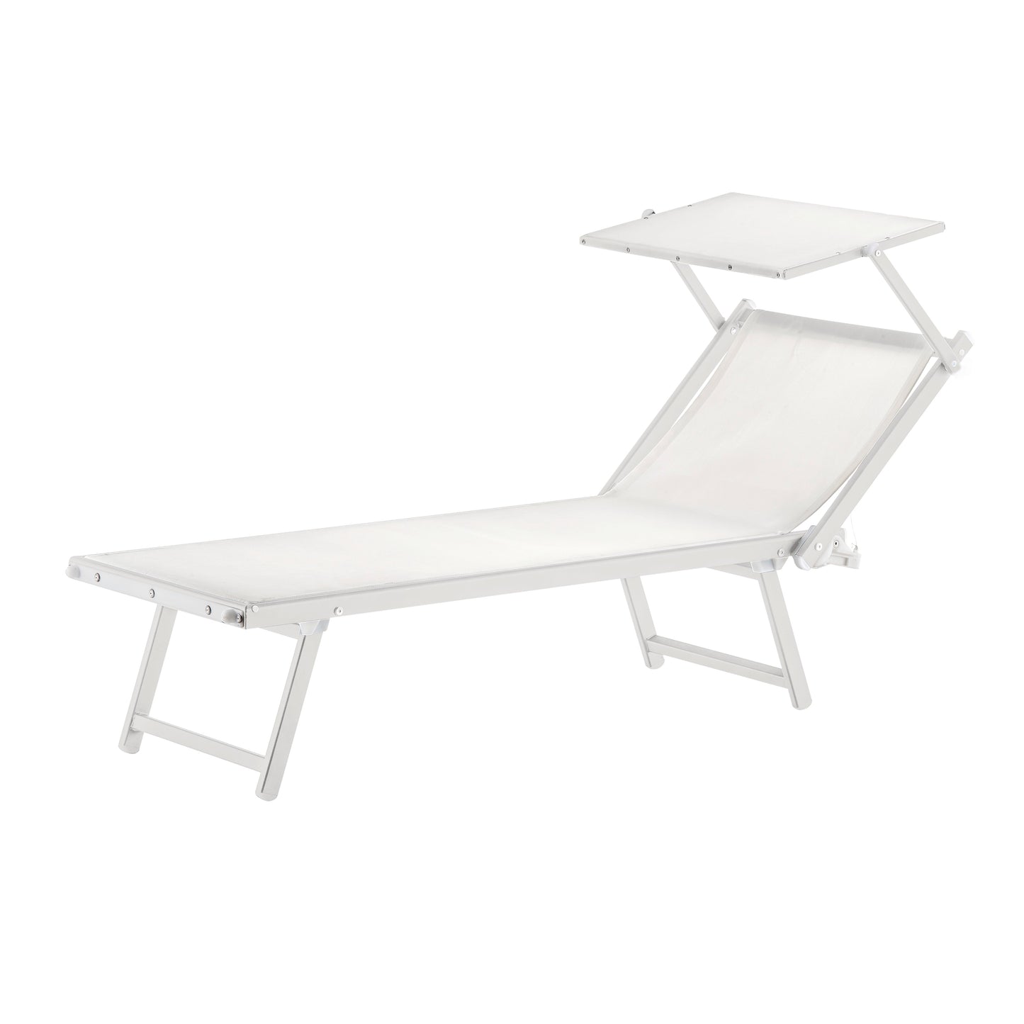 BASIC RECLINING ALUMINIUM SUN LOUNGER SEDU