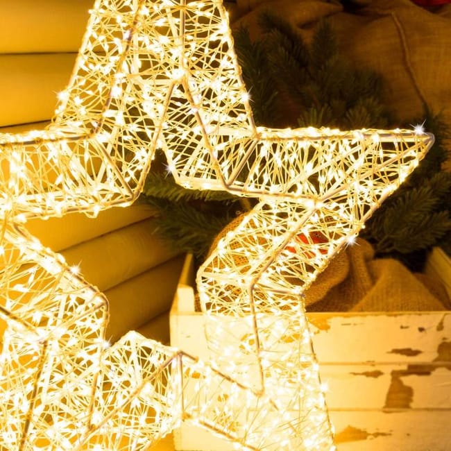 bright star warm light and cold light 2000 microled diam 55 cm