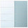 MEHAMN/AULI - MEHAMN/AULI Pair of sliding doors, aluminium double sided/light blue mirror glass, 200x201 cm