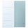 MEHAMN/AULI pair of sliding doors, aluminium double sided/light blue mirror glass, 200x236 cm