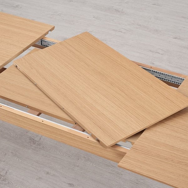Ikea MELLANSEL - Extending table, oak veneer, , 220/320x95 cm