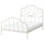 MELLGRUND bed frame, off-white/Lindbåden, 140x200 cm