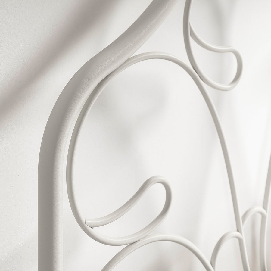 MELLGRUND bed frame, off-white/Luröy, 160x200 cm