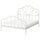 MELLGRUND bed frame, off-white, 160x200 cm