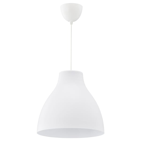 MELODI pendant lamp, white, 38 cm