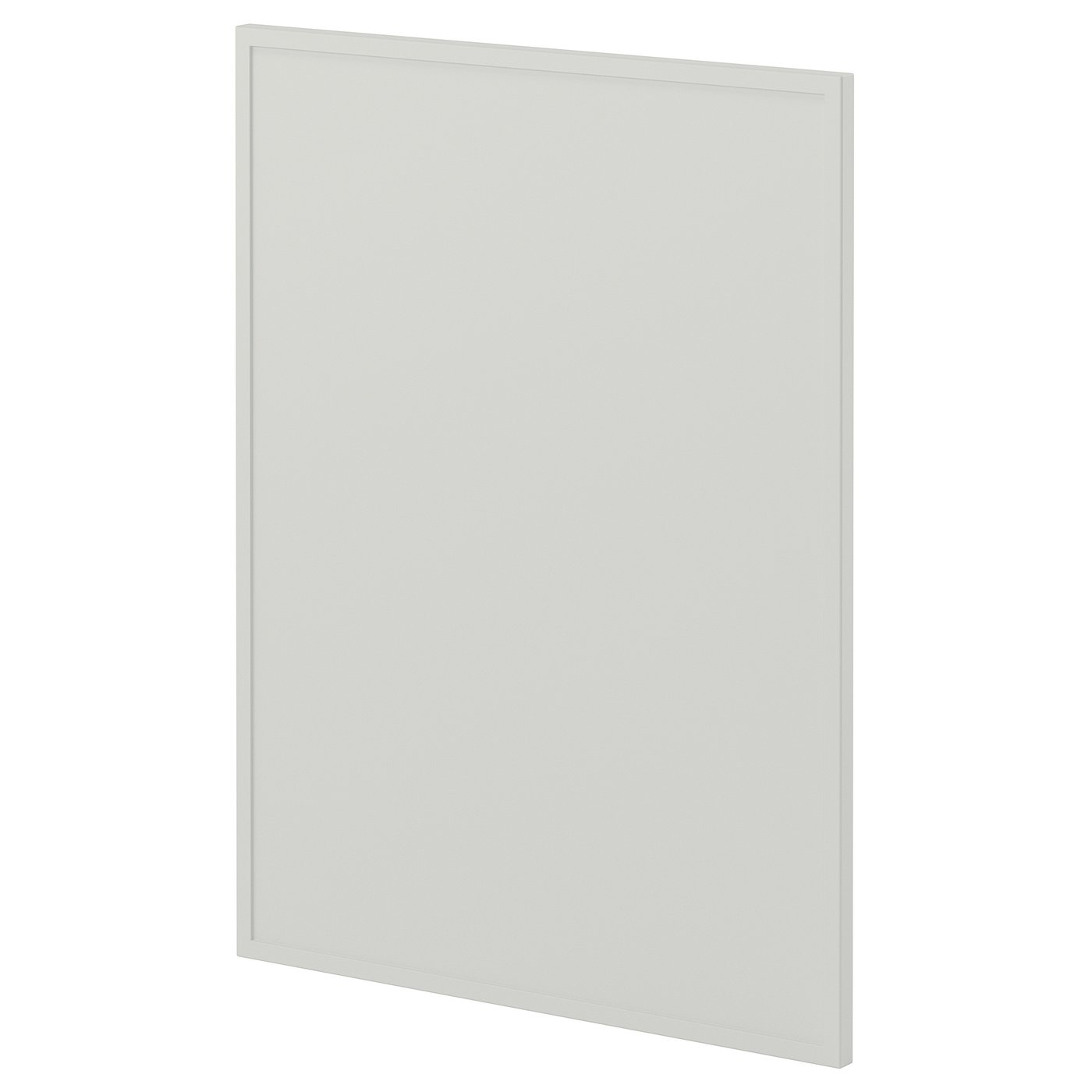 METOD 1 front for dishwasher, Aspudden light grey, 60 cm