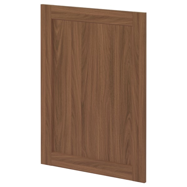 METOD 1 front for dishwasher, Enköping brown/walnut effect, 60 cm