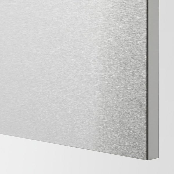 Ikea METOD - 1 front for dishwasher, Vårsta stainless steel, 60 cm