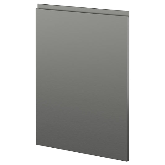 METOD 1 front for dishwasher, Voxtorp stainless steel effect, 60 cm