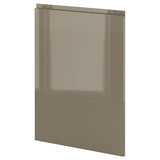 METOD 1 front for dishwasher, Voxtorp high-gloss dark grey-brown, 60 cm