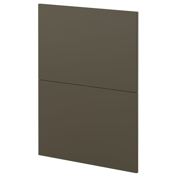 METOD - METOD 2 fronts for dishwasher, Havstorp brown-beige, 60 cm