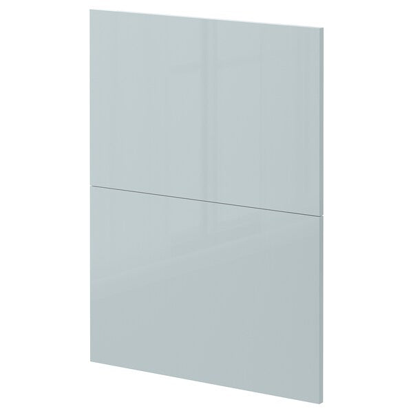 METOD - 2 fronts for dishwasher, Kallarp light grey-blue, 60 cm