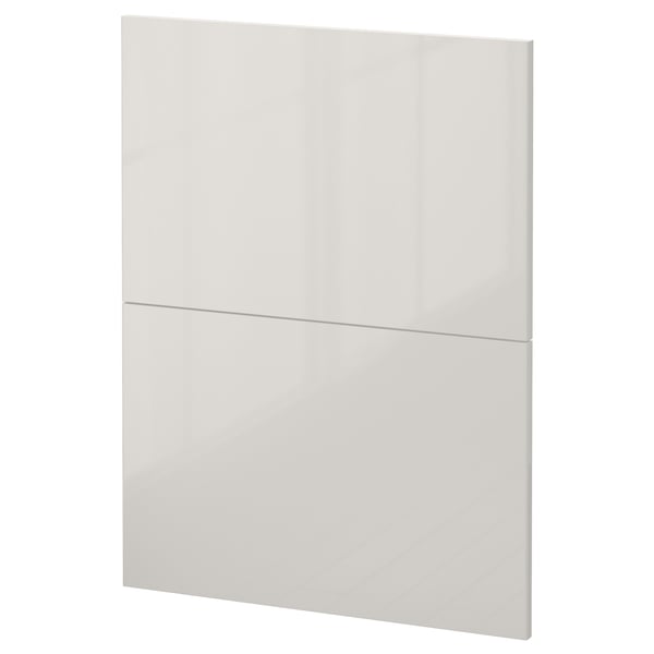 METOD - 2 fronts for dishwasher, Ringhult light grey , 60 cm