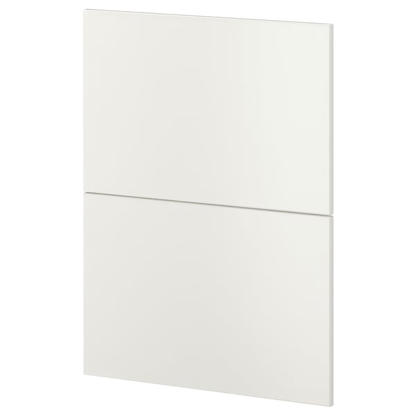 METOD - METOD 2 fronts for dishwasher, Veddinge white, 60 cm