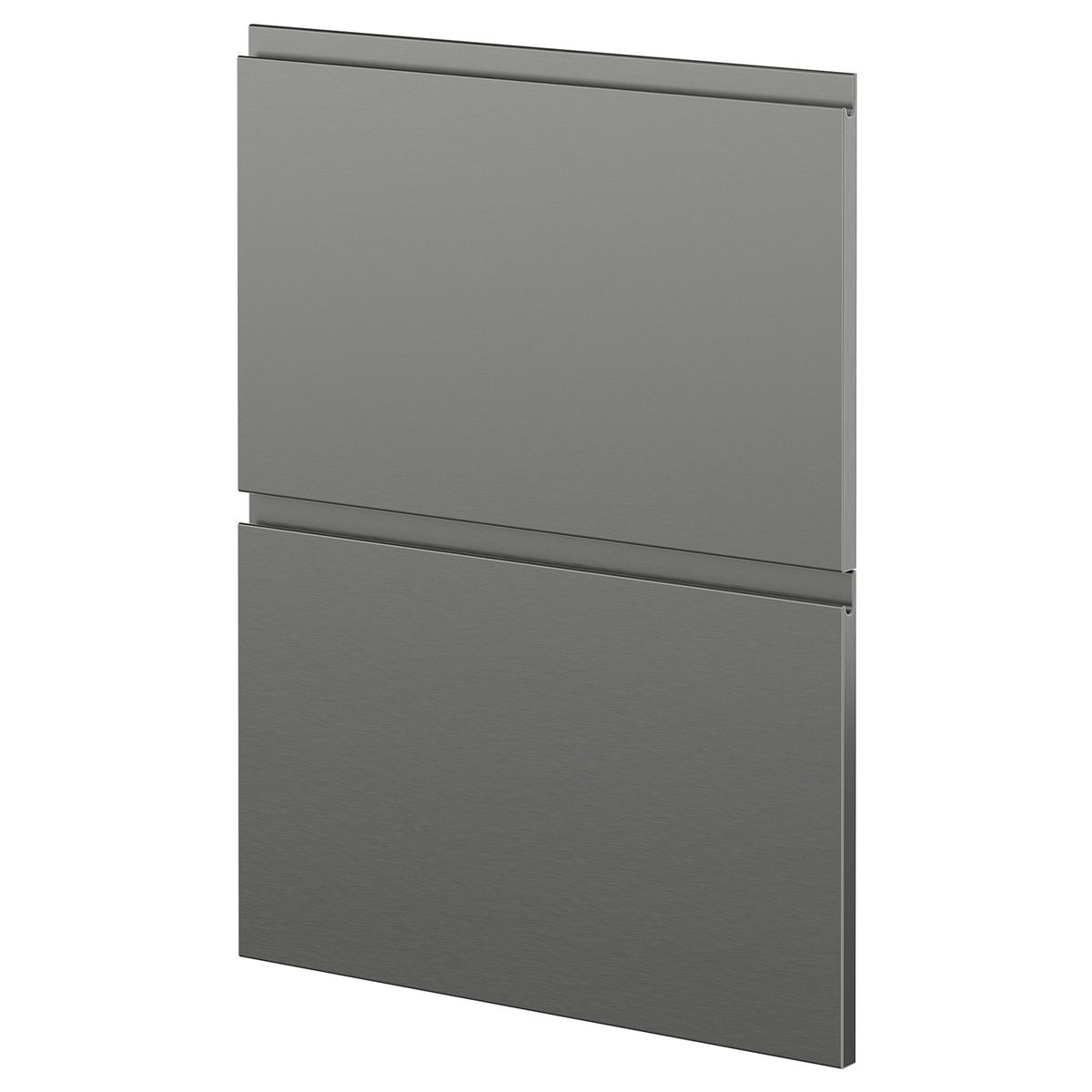 METOD 2 fronts for dishwasher, Voxtorp stainless steel effect, 60 cm