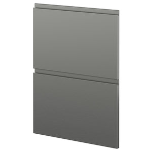 METOD 2 fronts for dishwasher, Voxtorp stainless steel effect, 60 cm