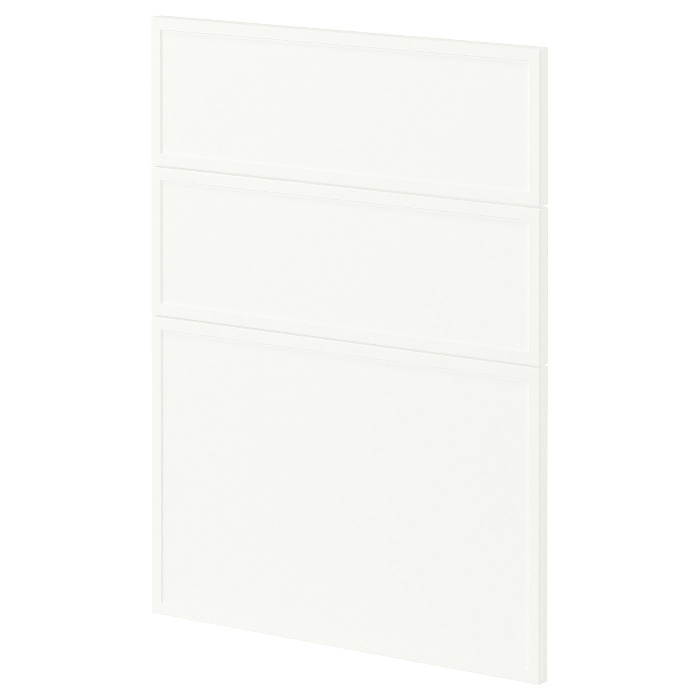 METOD 3 fronts for dishwasher, Aspudden matt white, 60 cm