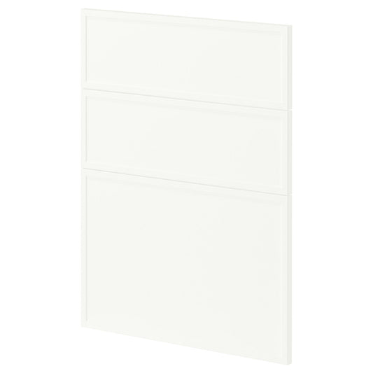 METOD 3 fronts for dishwasher, Aspudden matt white, 60 cm