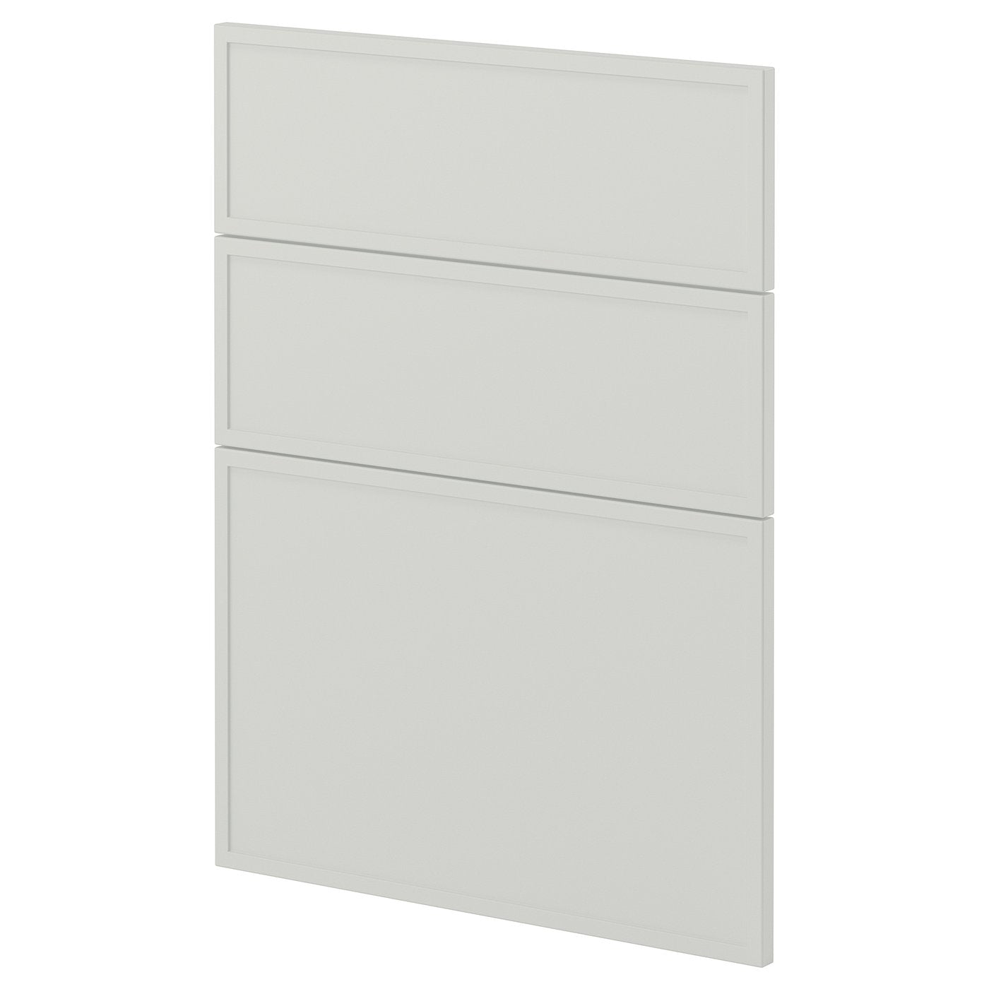METOD 3 fronts for dishwasher, Aspudden light grey, 60 cm