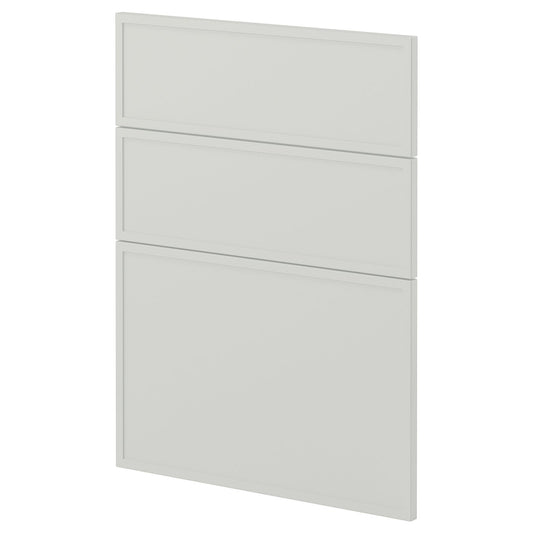 METOD 3 fronts for dishwasher, Aspudden light grey, 60 cm