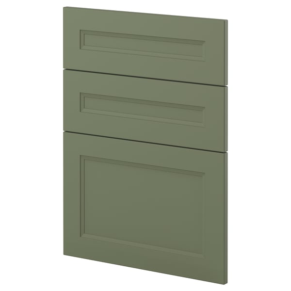 METOD - METOD 3 fronts for dishwasher, Axstad grey-green, 60 cm